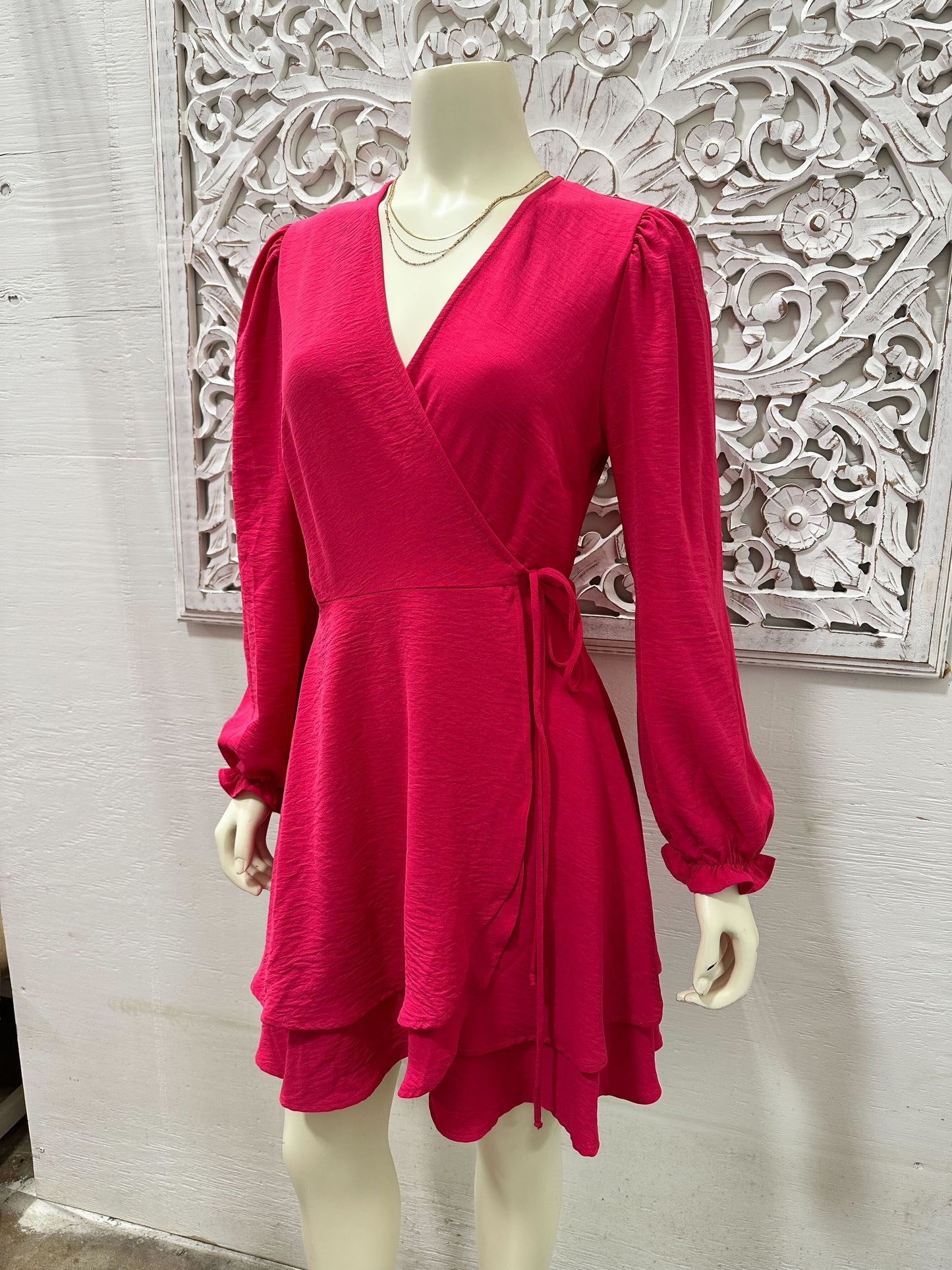 Bold Intentions Wrap Dress