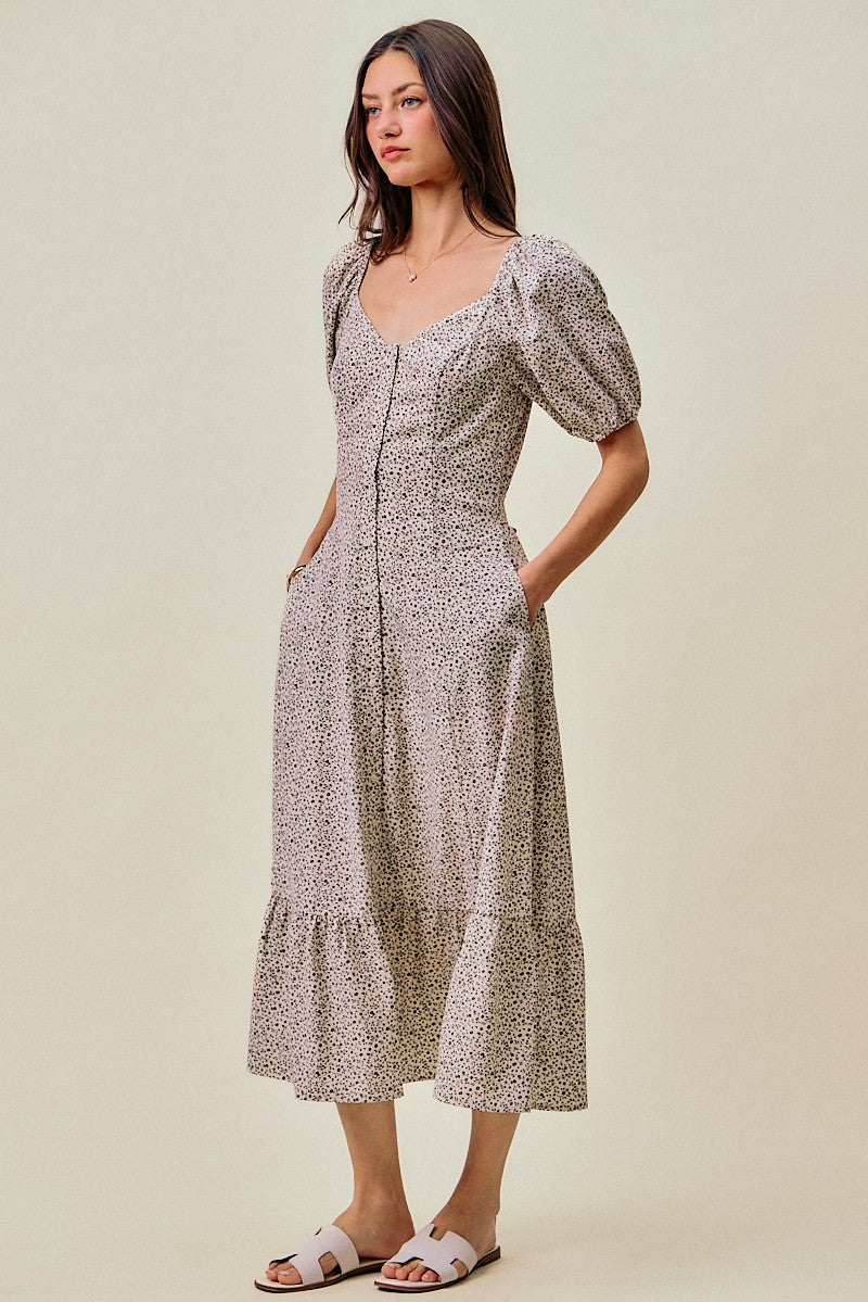 Ditsy Floral Maxi Dress