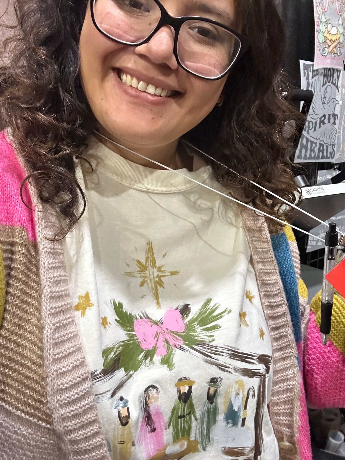 Acid Wash Sweatshirt with Pockets