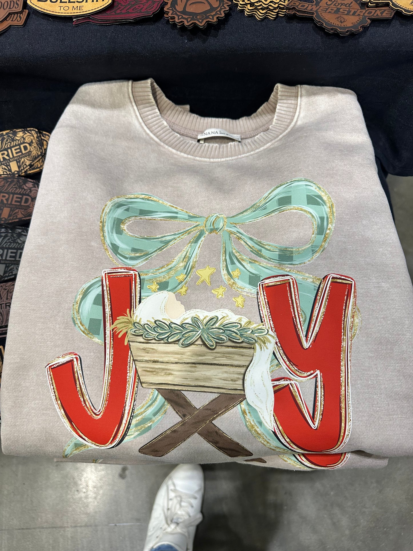 Acid Wash Sweatshirt with Pockets