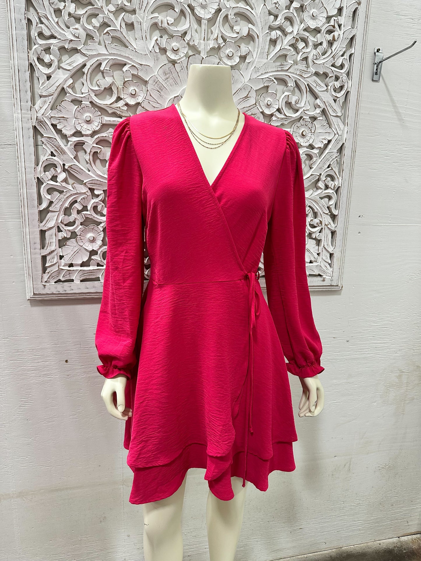 Bold Intentions Wrap Dress