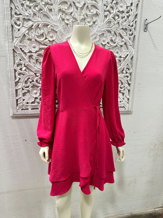 Bold Intentions Wrap Dress