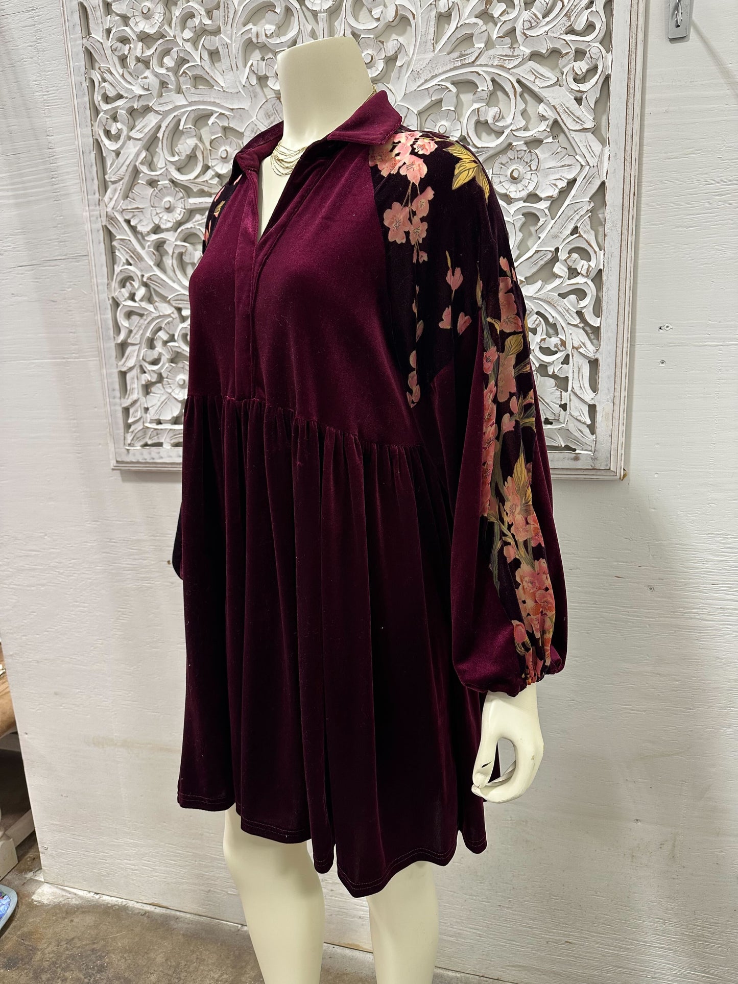 Velvet Afterglow Dress