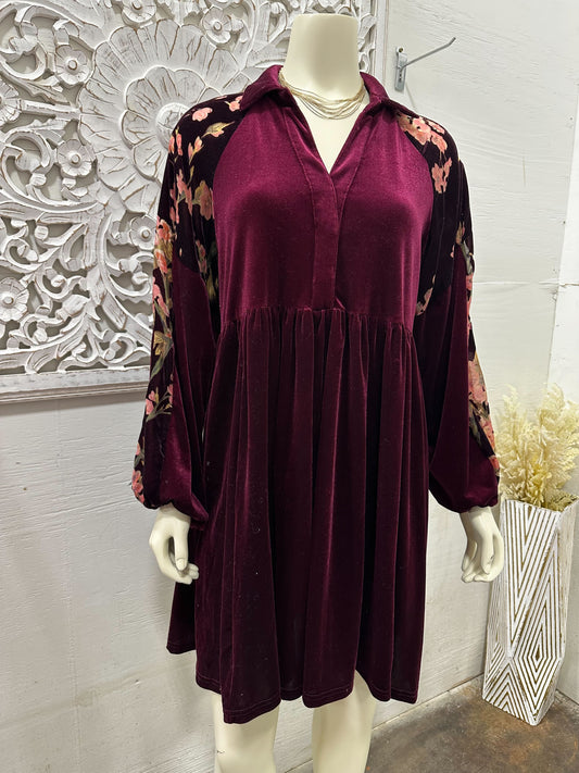 Velvet Afterglow Dress