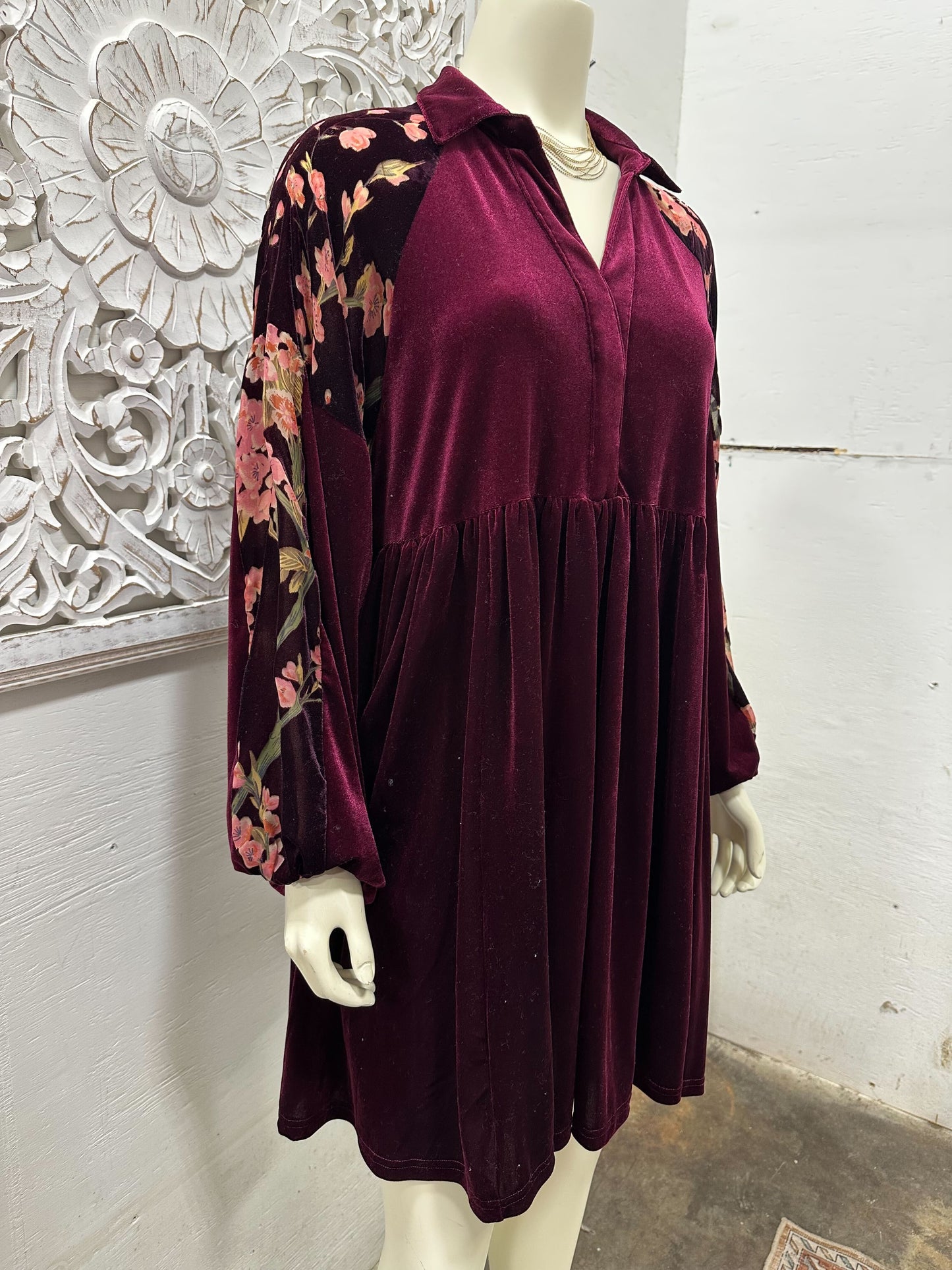 Velvet Afterglow Dress