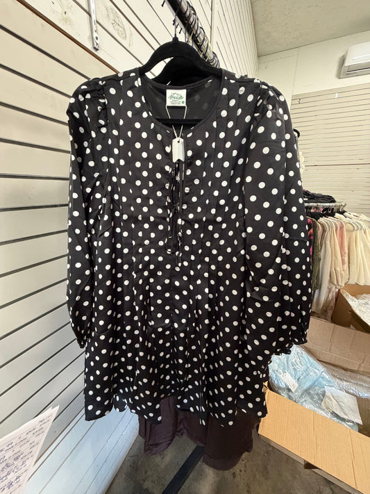 Black Polka-dot Dress